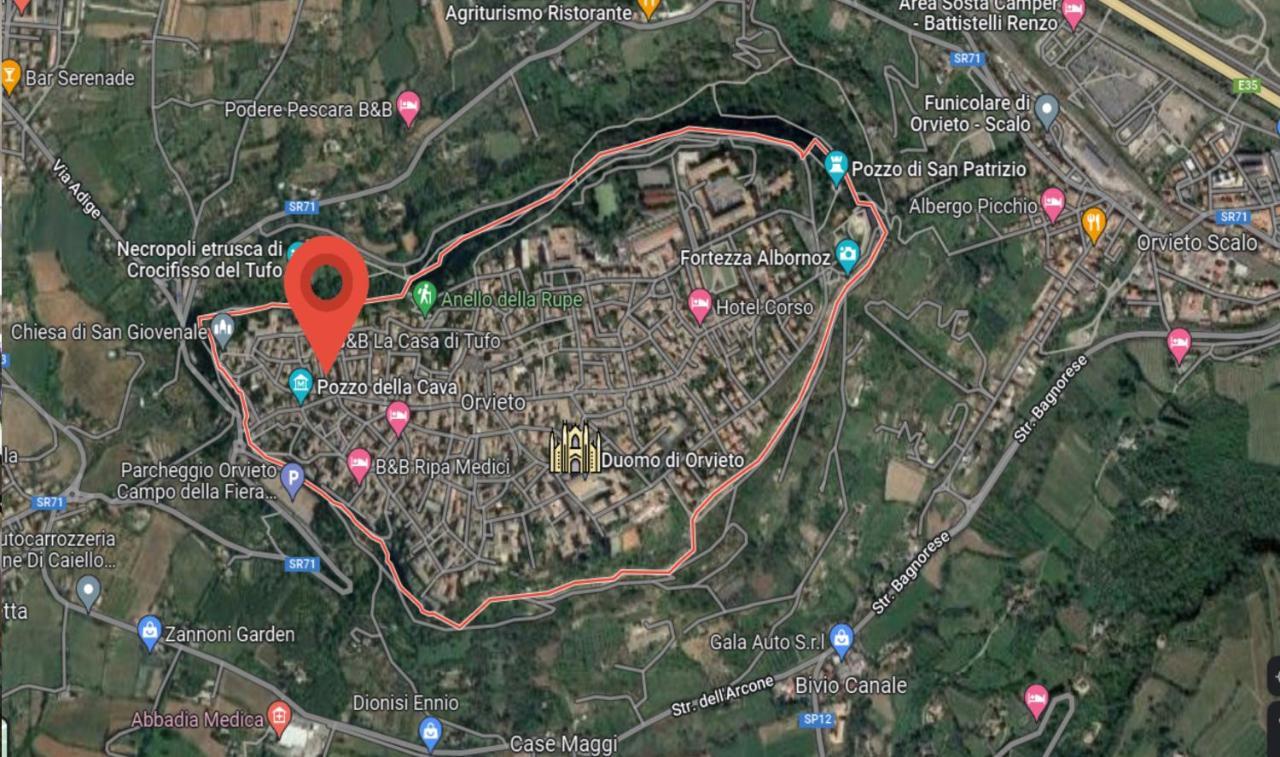 Elegante Loft A Orvieto Centro " Carvajal Rooms" Екстериор снимка
